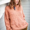 Strickpolover in Coral